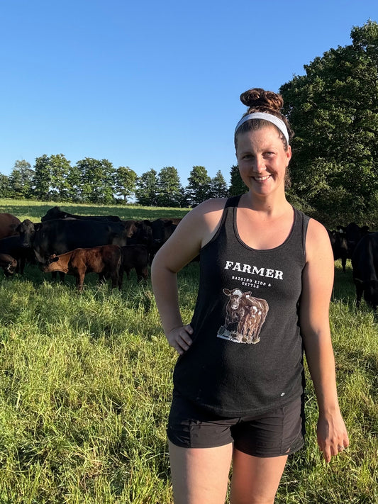 RAISING KIDS & CATTLE TANK TOP