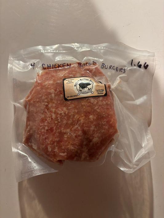 Chicken Bacon Burgers